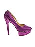 Charlotte Olympia Purple Heels Size EU 36 1/2 - photo 1