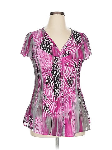 Lane Bryant Short Sleeve Blouse (view 1)