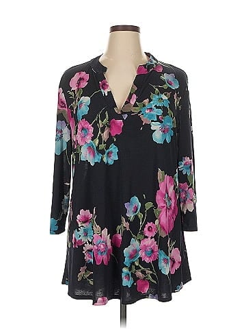 Honeyme 3/4 Sleeve Blouse (view 1)