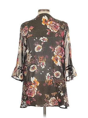 Xhilaration 3/4 Sleeve Blouse (view 2)