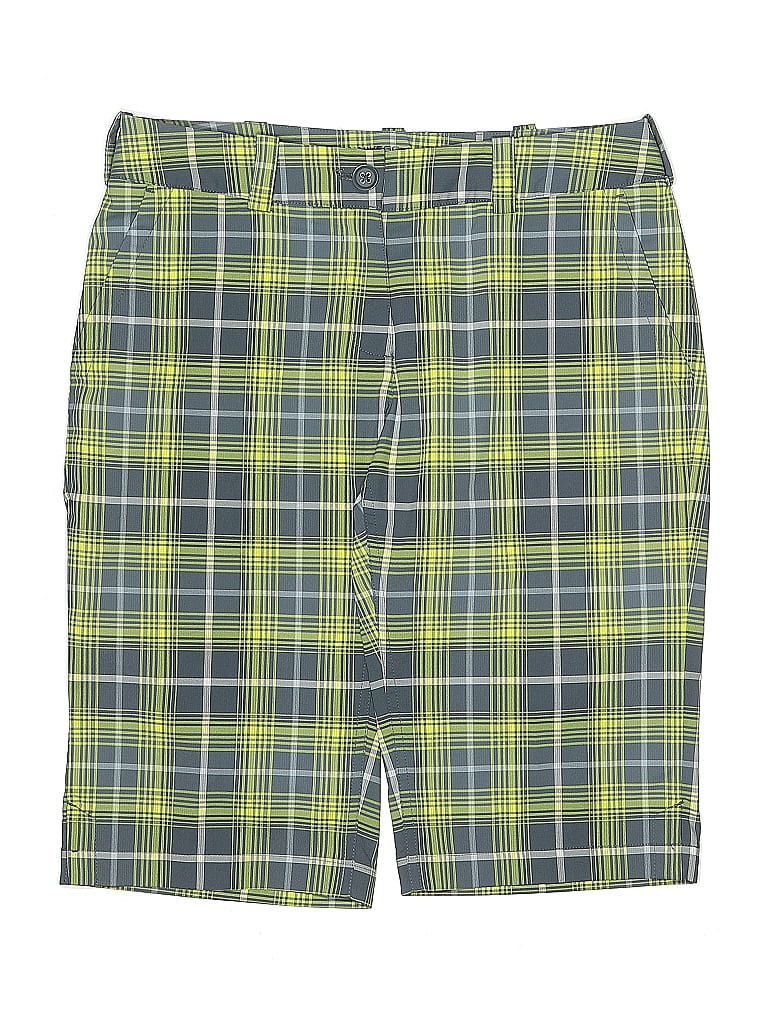 Nike Golf Plaid Green Shorts Size 6 - photo 1