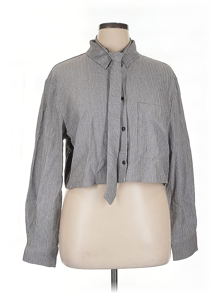 Fashion Nova Gray Jacket Size 2X - photo 1