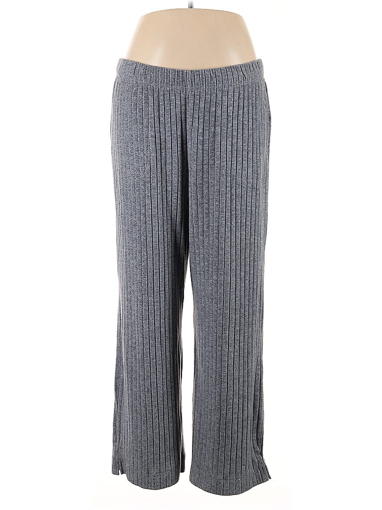 Gap Body Chevron-herringbone Gray Casual Pants Size XL - photo 1