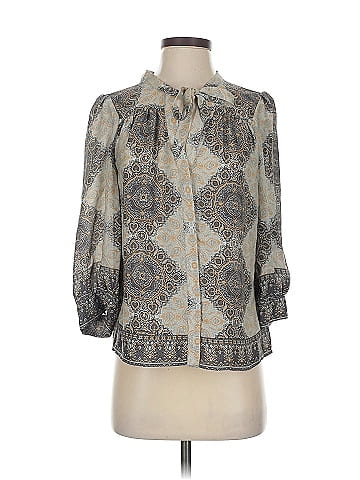 Joie 3/4 Sleeve Silk Top (view 1)