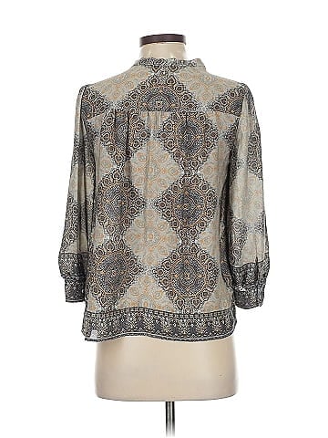 Joie 3/4 Sleeve Silk Top (view 2)