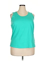 Woman Within Sleeveless T Shirt
