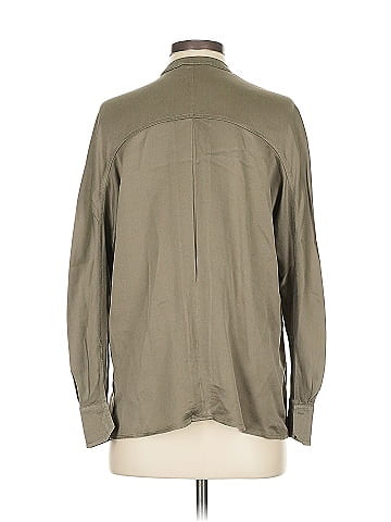 Vince. Long Sleeve Silk Top (view 2)