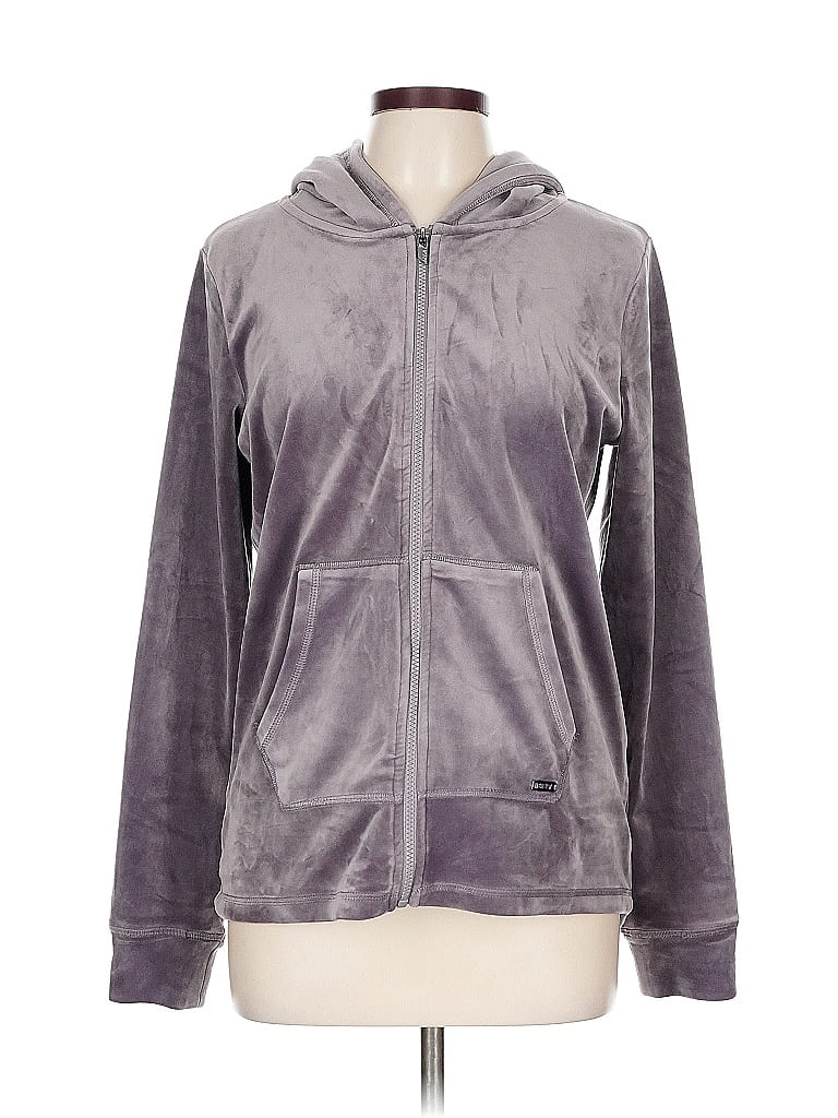Pre-owned Marc New York Zip Up Hoodie In Gray
