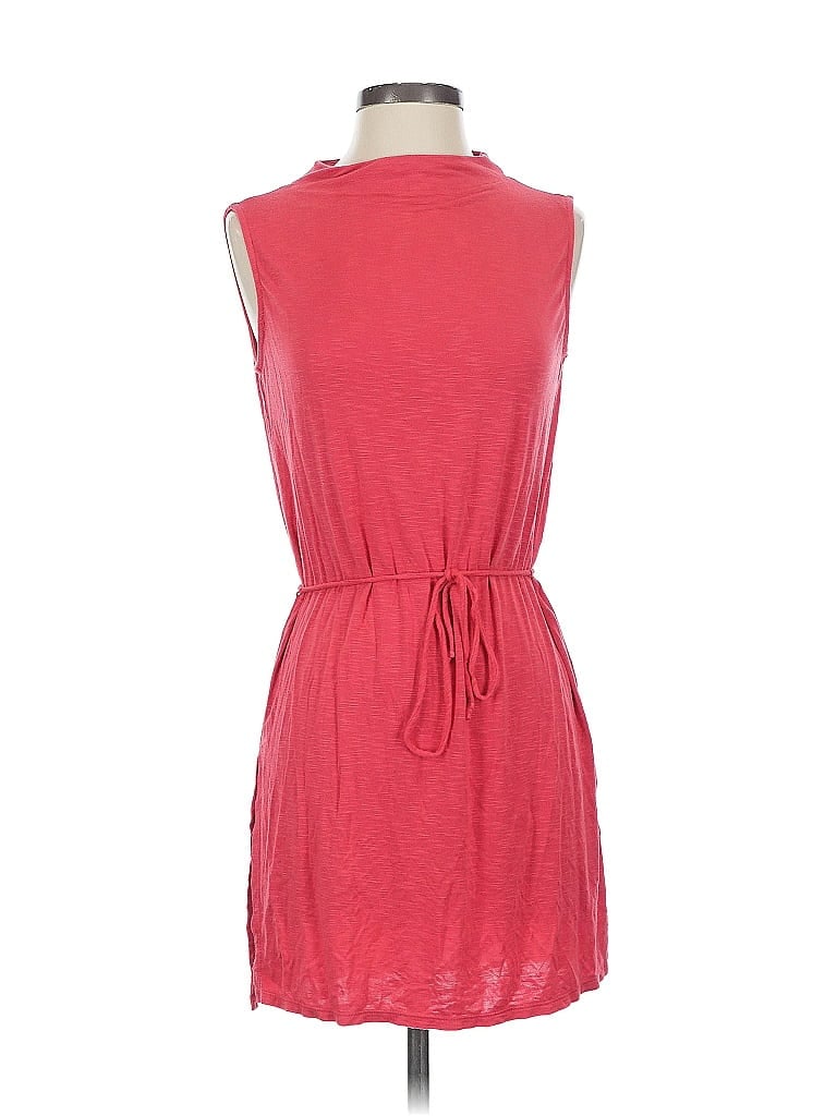 Left Coast by Dolan Solid Red Casual Dress Size S - photo 1