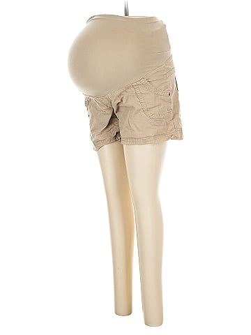 Oh Baby By Motherhood Khaki Shorts (view 1)