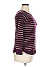 Pink Clover Stripes Burgundy Pullover Sweater Size XL - photo 3