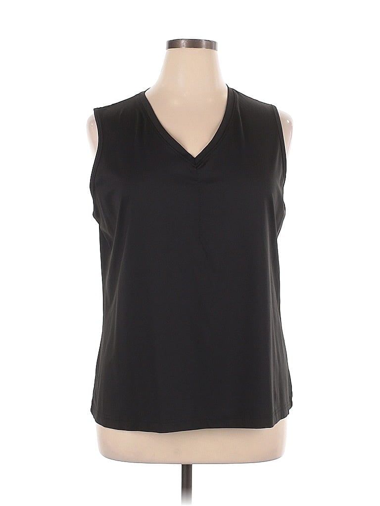 Pre-owned Mossimo Sleeveless Blouse In Black