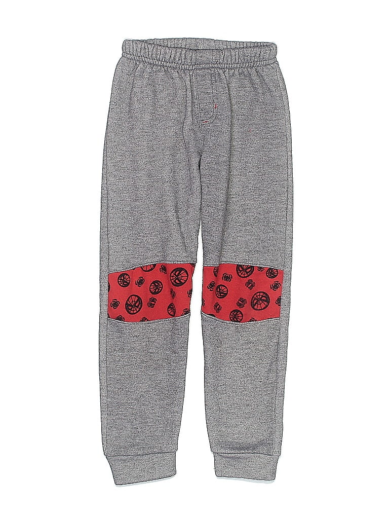 Marvel 100% Polyester Hearts Gray Sweatpants Size 7 - photo 1