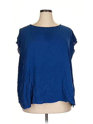 Eileen Fisher Short Sleeve Silk Top (view 1)