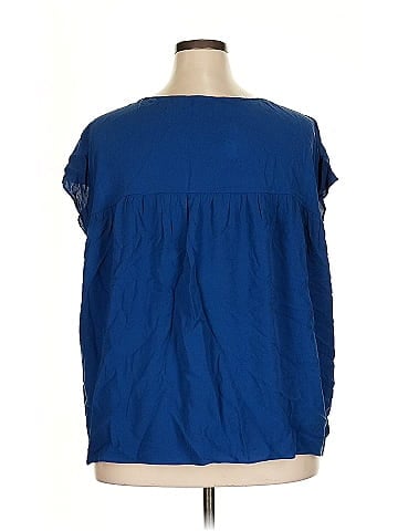 Eileen Fisher Short Sleeve Silk Top (view 2)