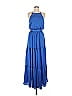 Evelyn Blu 100% Polyester Blue Casual Dress Size M - photo 1