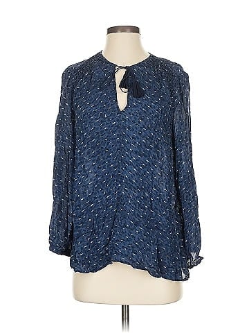 Joie Long Sleeve Silk Top (view 1)