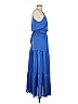 Evelyn Blu 100% Polyester Blue Casual Dress Size M - photo 3