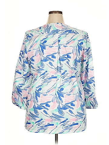 Foxcroft 3/4 Sleeve Blouse (view 2)