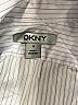 DKNY Stripes White Long Sleeve Button-Down Shirt Size 8 - photo 3