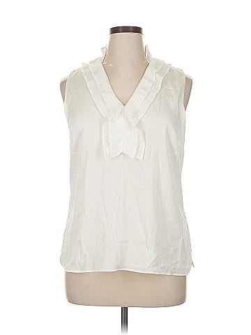 White House Black Market Sleeveless Blouse (view 1)