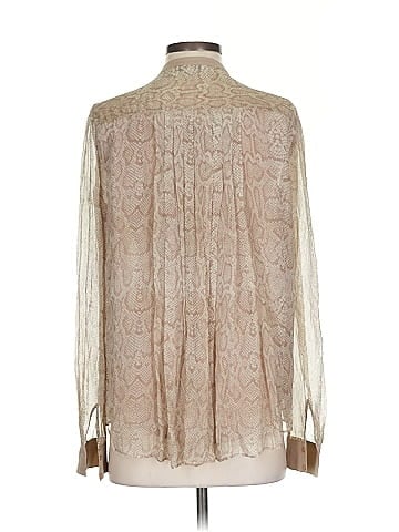 Joie Long Sleeve Silk Top (view 2)