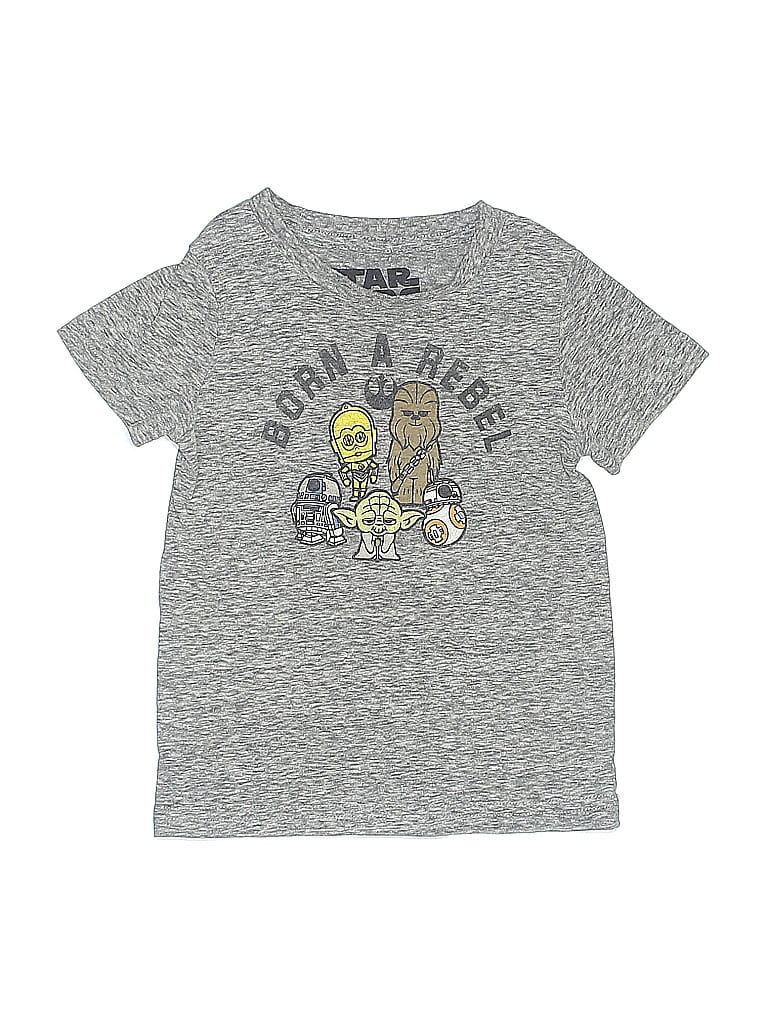 Star Wars Gray Short Sleeve T-Shirt Size 2T - photo 1