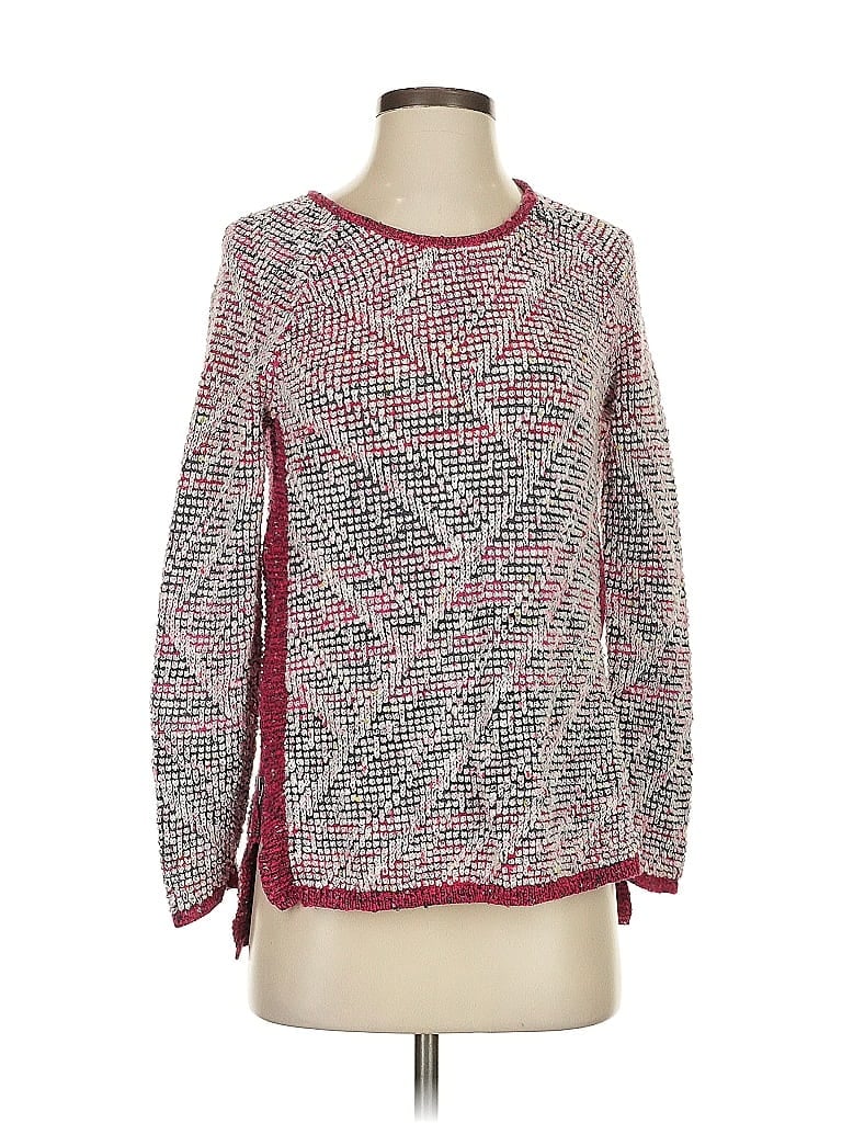 Pre-owned Nic + Zoe Pullover Sweater In Red