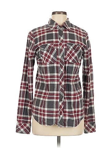 RVCA Long Sleeve Button-Down Shirt (view 1)