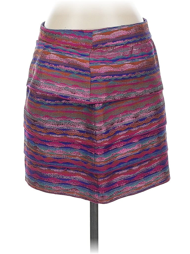Pre-owned Rory Beca Silk Skirt In Purple