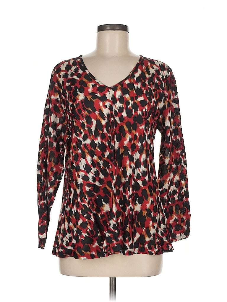 MASAI Pre-owned Long Sleeve Blouse In Red