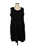Ashley Stewart Solid Black Casual Dress Size 3X - photo 1