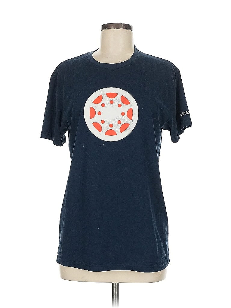 NEXT LEVEL APPAREL Pre-owned Active T-shirt In Blue