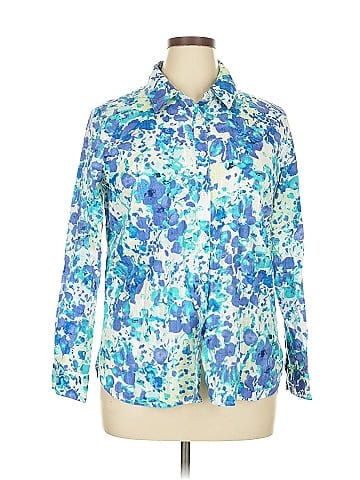 White Stag Long Sleeve Button-Down Shirt (view 1)