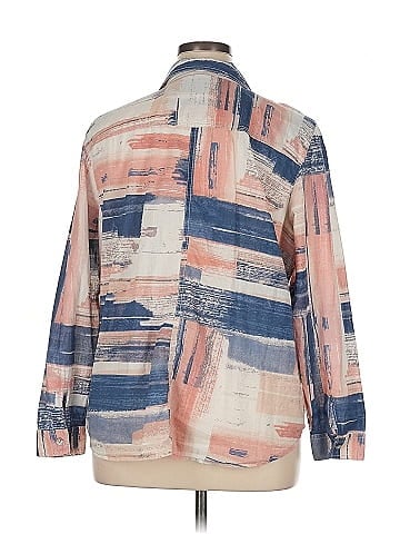 Chico's Long Sleeve Button-Down Shirt (view 2)