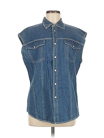 DKNY Jeans Denim Vest (view 1)