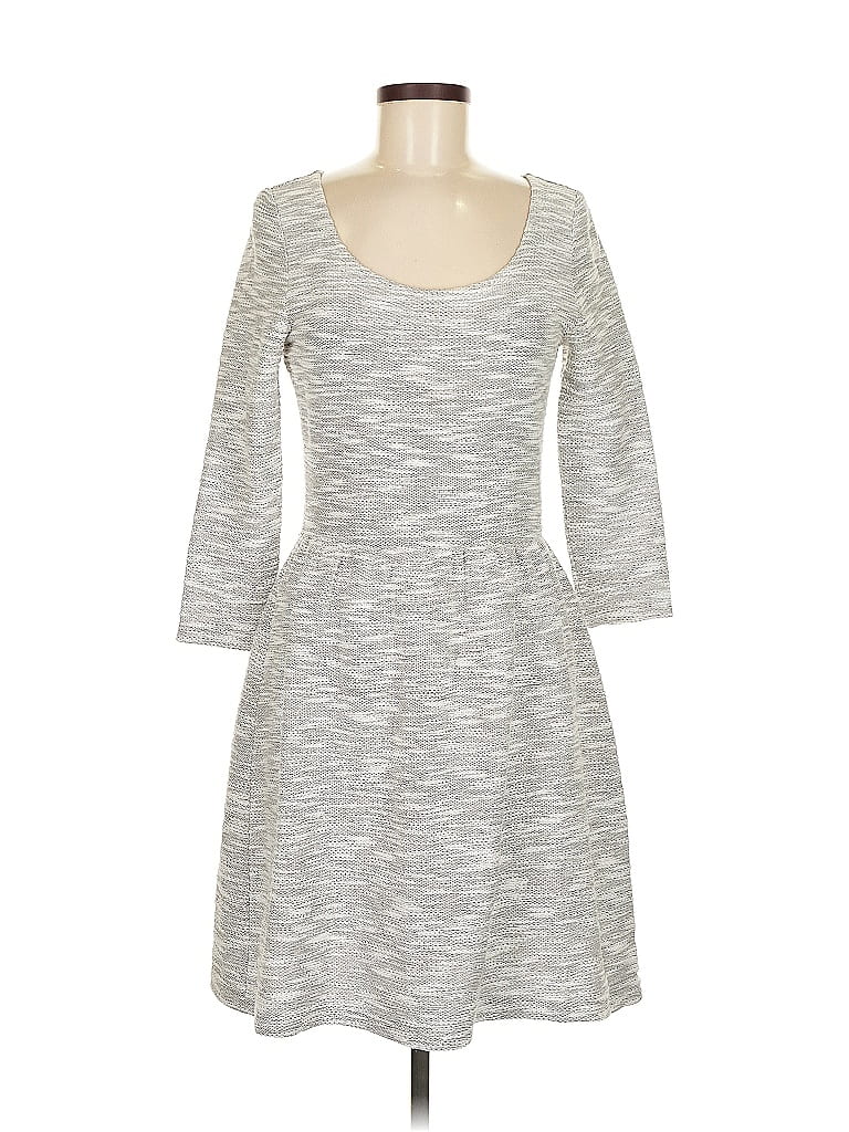 Pre-owned Maison Jules Casual Dress In Gray