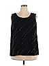 R&M Richards 100% Acetate Black Sleeveless Blouse Size 20 - photo 1