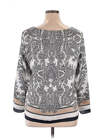 Talbots 3/4 Sleeve Blouse (view 2)