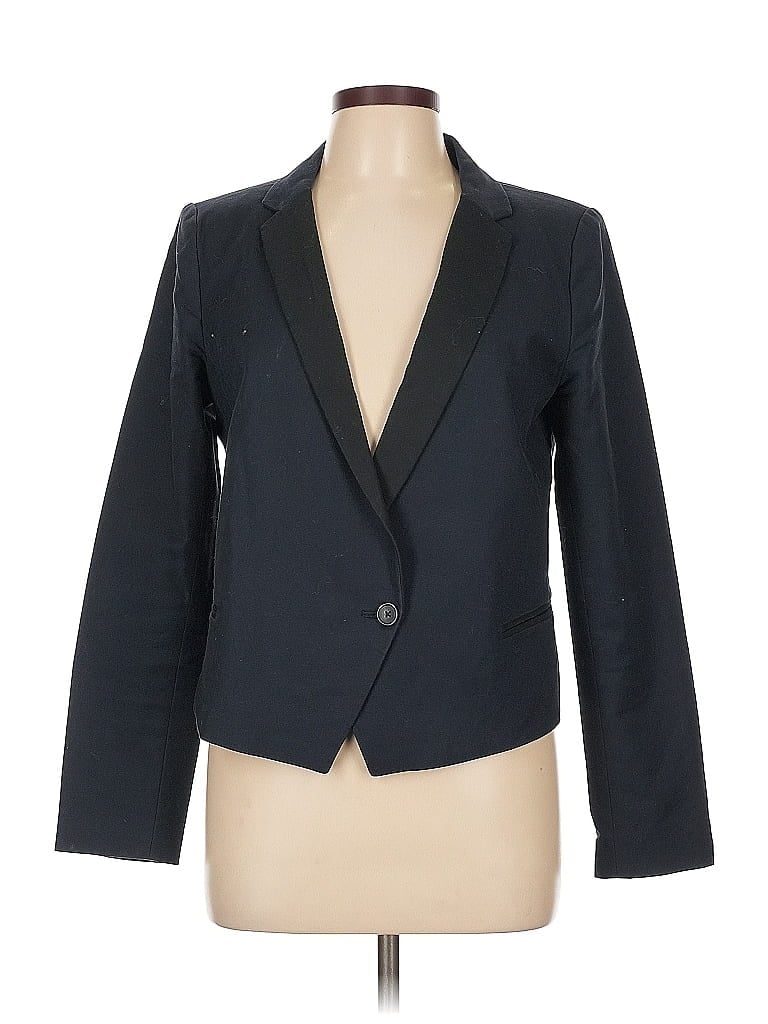Pre-owned Banana Republic Factory Store Blazer Jacket In Black