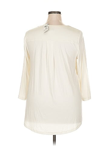 JM Collection 3/4 Sleeve T-Shirt (view 2)