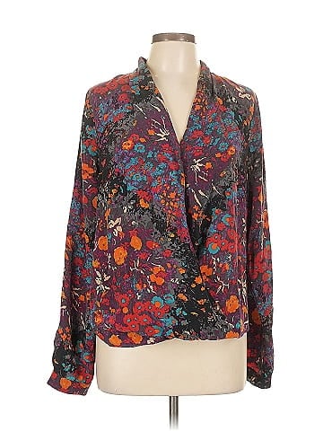 Tracy Reese Long Sleeve Silk Top (view 1)