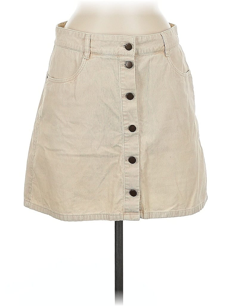 Roxy Solid Tan Casual Skirt Size M (estimated) - photo 1