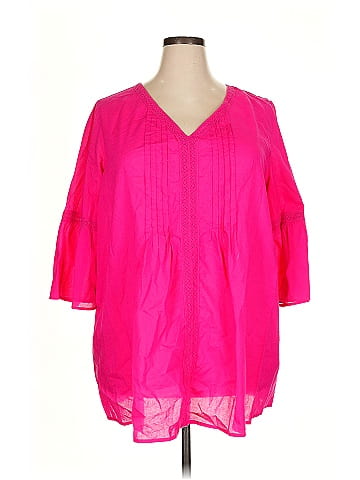 Woman Within 3/4 Sleeve Blouse (view 1)