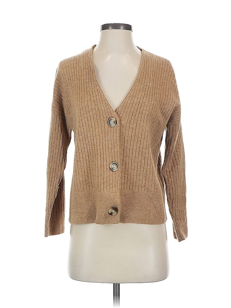 Pre-owned Madewell Cardigan Sweater In Brown