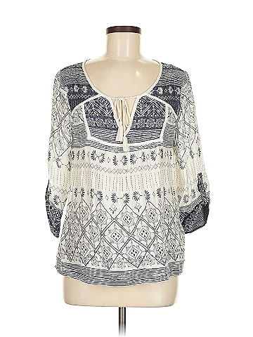 Roxy 3/4 Sleeve Blouse (view 1)