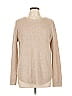 Pink Clover 100% Polyester Metallic Tan Pullover Sweater Size L - photo 1