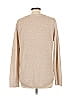 Pink Clover 100% Polyester Metallic Tan Pullover Sweater Size L - photo 2