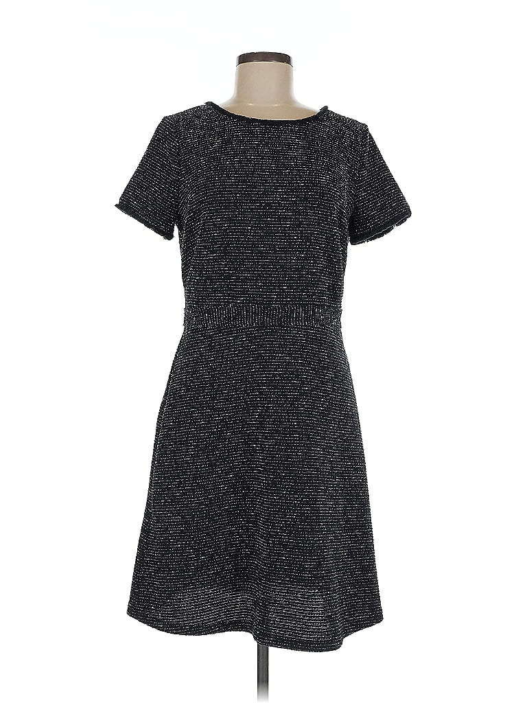 Pre-owned Ann Taylor Loft Casual Dress In Black