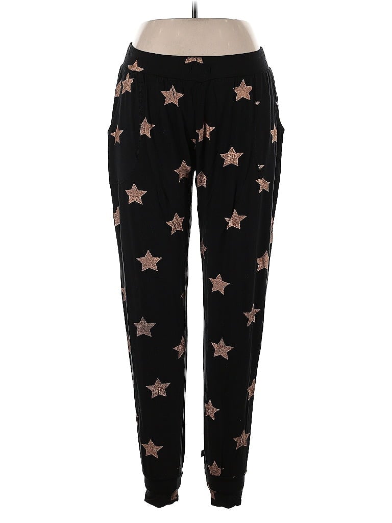 Terez Stars Black Casual Pants Size L - photo 1